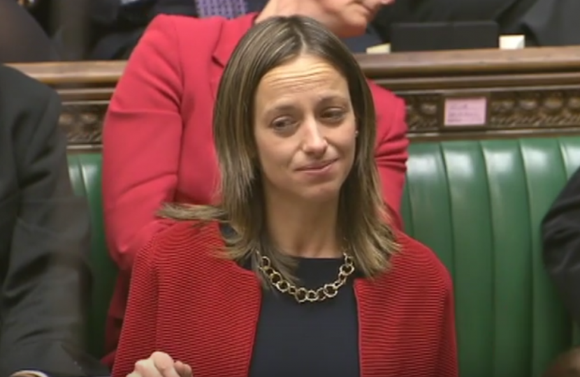 Helen Whately asks a question to the Prime Minister in the House of Commons