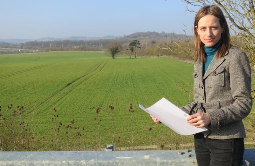 Helen Whately in her Faversham and Mid Kent constituency
