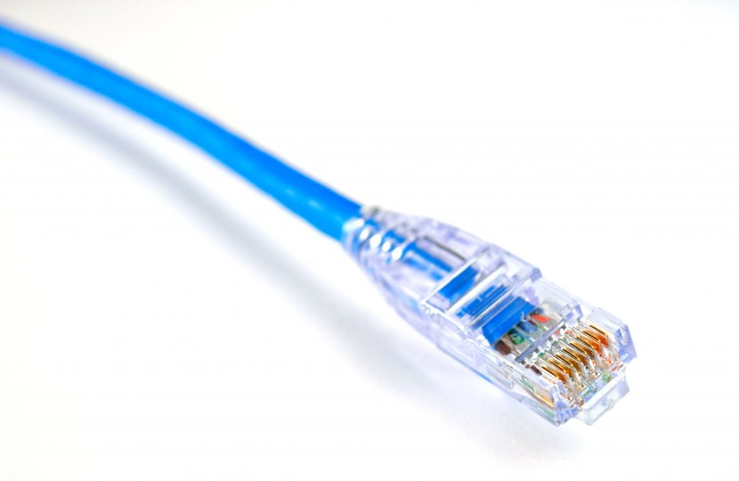 Superfast broadband connections will be on equal footing with telephones and electricity