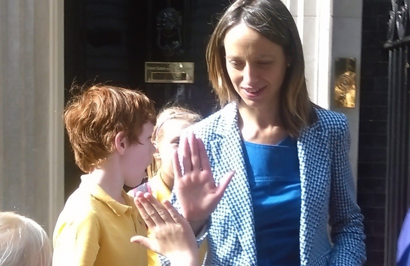 Ethelbert Primary School visit Downing Street