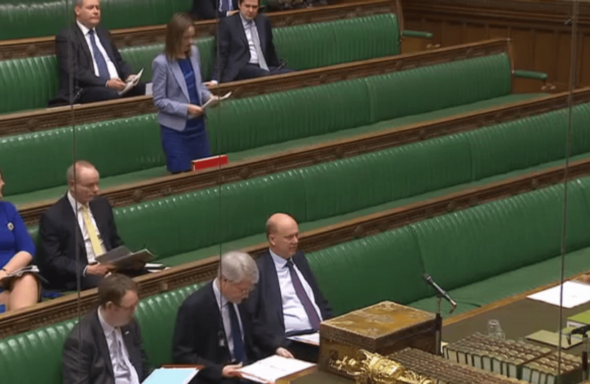 Helen Whately MP questions the Roads Minister on litter on the A2