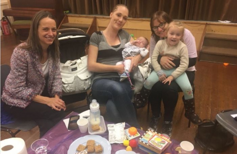 Meeting mums and babies at the Princess Project