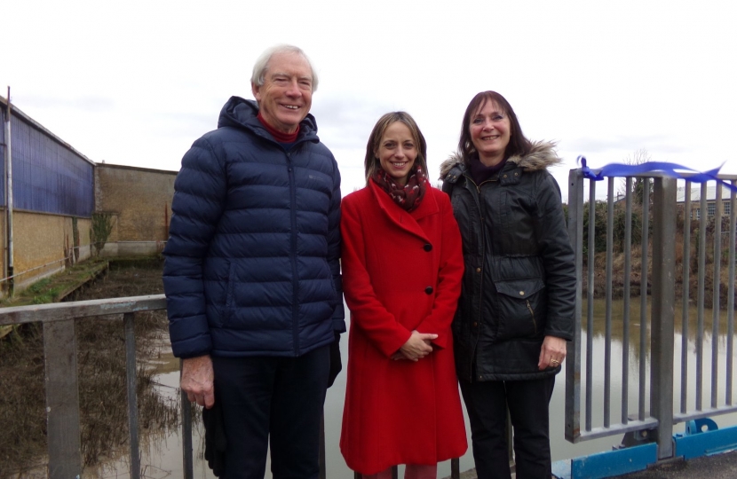 Helen with members of the Faversham Creek Trust