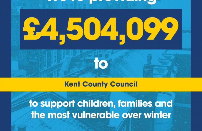 Kent allocation of Covid Grant Scheme