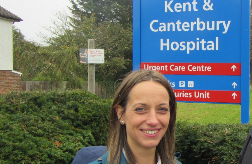 Helen at Kent and Canterbury hospital