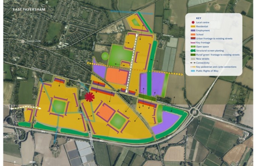 Proposed development around Faversham in Swale's Local Plan