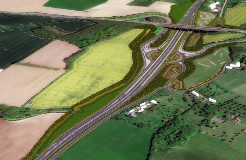 proposed new junction at Stockbury