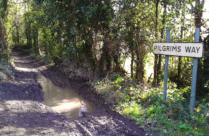 Pilgrims Way sign