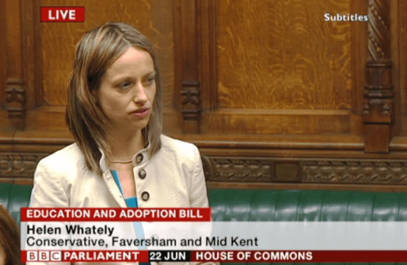 Helen Whately speaks in Parliament about the School Funding Formula