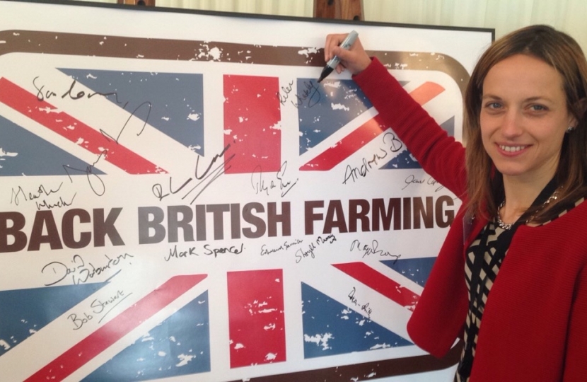 Helen Whately backs British farming