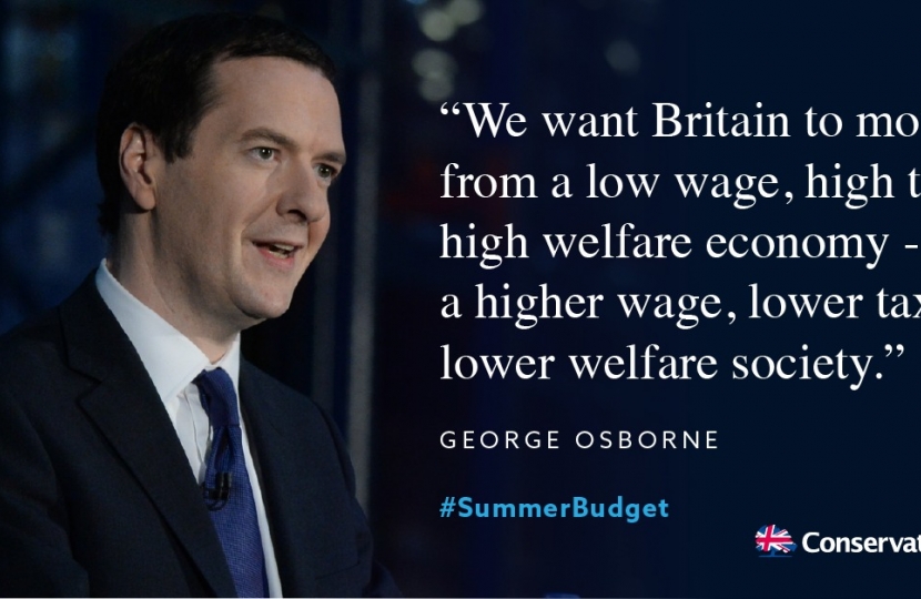 Helen Whately supports Chancellor George Osborne's Budget 2015