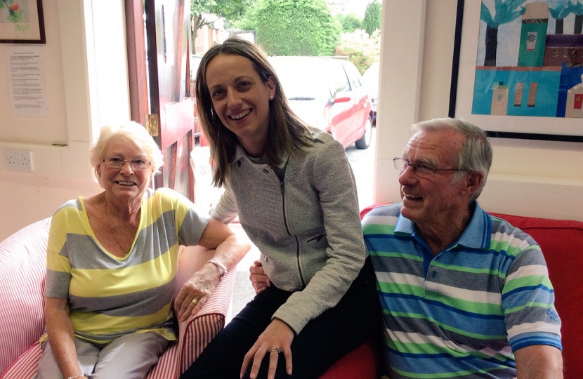 Helen is a supporter of Age UK and recently met local members to hear their view