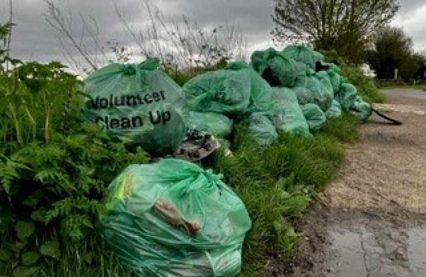 Lots of rubbish collected in Stockbury