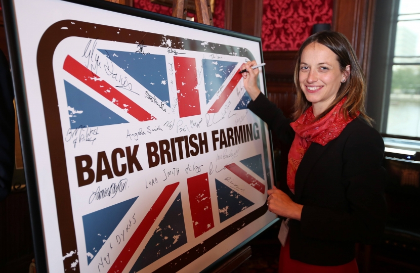Helen Whately backs British farming