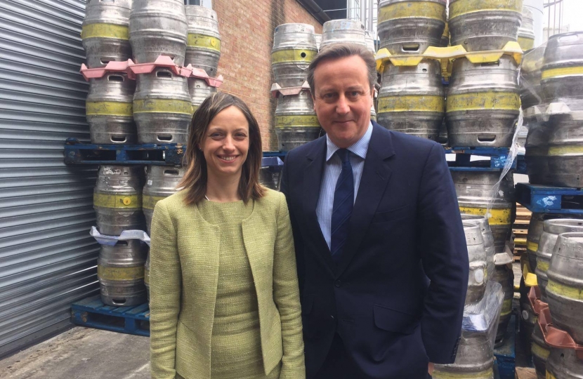 The Prime Minister and me at Shepherd Neame