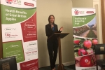 Helen speaking at the launch of British Apples and Pears White Paper