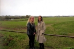 Helen with local campaigner, Kate Hammond
