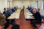 Helen at a recent roundtable with local parish councils