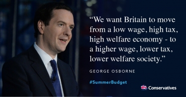 Helen Whately supports Chancellor George Osborne's Budget 2015