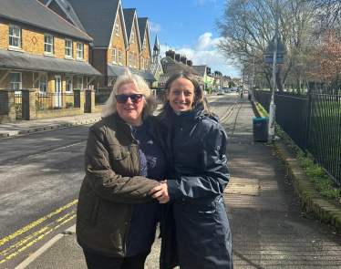 Helen and Denise Knights on Whitstable Road