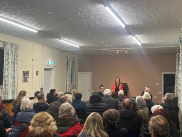 Helen Whately MP speaks to Graveney residents